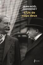 Couverture du livre « L'un de nous deux » de Jean-Noel Jeanneney aux éditions Libretto