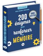 Couverture du livre « 200 énigmes pour renforcer sa mémoire : Spécial seniors » de Nicole Masson et Yann Caudal aux éditions Editions 365