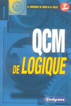 Couverture du livre « Qcm de logique (2e édition) » de  aux éditions Studyrama