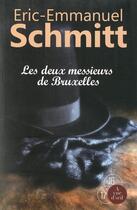 Couverture du livre « Les deux messieurs de Bruxelles » de Éric-Emmanuel Schmitt aux éditions A Vue D'oeil