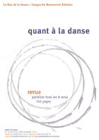 Couverture du livre « Quant à la danse t.4 » de  aux éditions Images En Manoeuvres