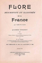 Couverture du livre « Flore descriptive et illustrée de la France t.4 » de Hippolyte Coste aux éditions Blanchard