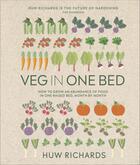 Couverture du livre « VEG IN ONE BED - HOW TO GROW AN ABUNDANCE OF FOOD IN ONE RAISED BED MONTH BY MONTH » de Huw Richards aux éditions Dorling Kindersley