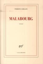 Couverture du livre « Malabourg » de Perrine Leblanc aux éditions Gallimard