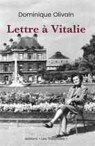 Couverture du livre « Lettre à Vitalie » de Dominique Olivain aux éditions Iggybook