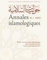 Couverture du livre « Annales islamologiques t.41 » de  aux éditions Ifao