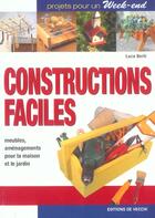 Couverture du livre « Constructions faciles » de Luca Berti aux éditions De Vecchi