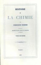 Couverture du livre « Histoire de la chimie t.2 » de  aux éditions Gutemberg