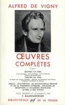 Couverture du livre « Oeuvres complètes t.1 » de Alfred De Vigny aux éditions Gallimard