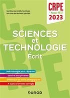 Couverture du livre « Concours professeur des ecoles - sciences et technologie - ecrit/admissibilite - crpe 2023 » de Richard/Bellier aux éditions Dunod