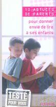Couverture du livre « 10 astuces de parents pour donner envie de lire à ses enfants » de Emmanuelle Remond aux éditions Fleurus