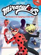 Couverture du livre « Miraculous, les aventures de Ladybug et Chat Noir t.1 ; les origines t.1 » de Minte et Jean-Christophe Derrien et Thomas Astruc aux éditions Soleil