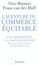 Couverture du livre « L'aventure du commerce equitable » de Van Der Hoff-F+Rooze aux éditions Lattes