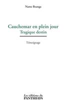 Couverture du livre « Cauchemar en plein jour ; tragique destin » de Name Bzanga aux éditions Du Pantheon