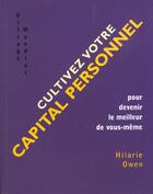 Couverture du livre « Cultivez Votre Capital Personnel » de Hilarie Owen aux éditions Village Mondial