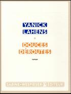 Couverture du livre « Douces déroutes » de Yanick Lahens aux éditions Sabine Wespieser