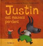 Couverture du livre « Justin est mauvais perdant » de Goossens Ph aux éditions Mijade