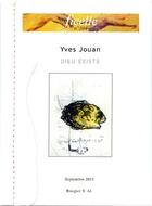 Couverture du livre « Dieu existe - ficelle n 104 - yves jouan illustre gravures de v.rougier » de Yves Jouan aux éditions Rougier