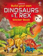 Couverture du livre « Sticker book : Build your own dinosaurs & T. Rex » de Simon Tudhope et Kate Nolan et Gong Studios aux éditions Usborne