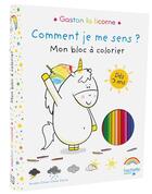 Couverture du livre « Gaston - mon bloc a colorier » de Chien Chow Chine A. aux éditions Hachette Enfants