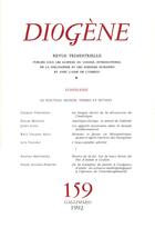 Couverture du livre « Diogene 159 » de Collectif Gallimard aux éditions Gallimard