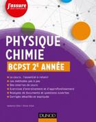 Couverture du livre « Physique-chimie ; BCPST 2e année » de Isabelle Bruand aux éditions Dunod