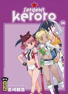 Couverture du livre « Sergent Keroro Tome 24 » de Mine Yoshizaki aux éditions Kana