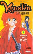 Couverture du livre « Kenshin le vagabond Tome 1 ; kenshin dit battosai himura » de Nobuhiro Watsuki aux éditions Glenat