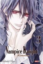 Couverture du livre « Vampire knight - mémoires t.3 » de Matsuri Hino aux éditions Panini
