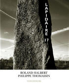 Couverture du livre « Lapidaire 17 » de Roland Halbert aux éditions Voix D'encre