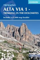 Couverture du livre « Trekking in the dolomites alta via 1 » de Gillian Price aux éditions Cicerone Press