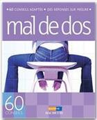 Couverture du livre « Anti-mal de dos » de Ronald Mary aux éditions Hachette Pratique