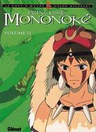 Couverture du livre « Princesse mononoké Tome 2 » de Hayao Miyazaki aux éditions Glenat