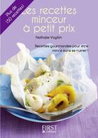 Couverture du livre « Recettes minceur à petit prix » de Nathalie Vogtlin aux éditions First