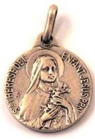 Couverture du livre « Medaille ste therese, finition vieil argent en laiton argente 18 mm, pack de 25 » de  aux éditions Prouvost