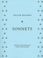 Couverture du livre « Sonnets » de Walter Benjamin aux éditions Dap Artbook