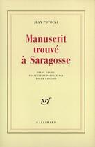 Couverture du livre « Manuscrit trouve a saragosse » de Jean Potocki aux éditions Gallimard (patrimoine Numerise)