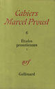 Couverture du livre « Etudes proustiennes » de Collectif Gallimard aux éditions Gallimard (patrimoine Numerise)