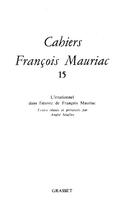 Couverture du livre « Cahiers François Mauriac t.15 » de  aux éditions Grasset Et Fasquelle