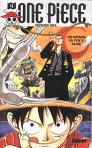 Couverture du livre « One Piece Tome 4 : un chemin en pente raide » de Eiichiro Oda aux éditions Glenat
