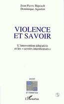 Couverture du livre « Violence et savoir » de  aux éditions L'harmattan