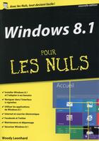 Couverture du livre « Windows 8.1 ; mégapoche pour les nuls » de Woody Leonhard aux éditions First Interactive