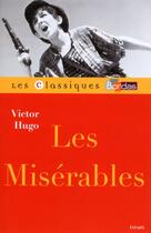 Couverture du livre « Les misérables » de Victor Hugo aux éditions Bordas