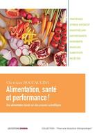 Couverture du livre « Alimentation santé performance » de Boccaccini Christian aux éditions Ovadia
