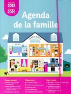 Couverture du livre « Agenda familial 2018 - 2019 » de  aux éditions Marabout