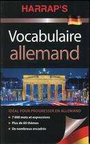 Couverture du livre « Harrap's vocabulaire allemand » de  aux éditions Harrap's