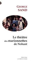 Couverture du livre « Le théâtre des marionnettes de Nohant » de George Sand aux éditions Paleo