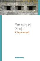 Couverture du livre « L'imperméable » de Emmanuel Goujon aux éditions Vents D'ailleurs