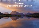 Couverture du livre « Norvege l automne aux lofoten calendrier mural 2020 din a3 horizontal - photographies de paysages de (édition 2020) » de N N aux éditions Calvendo