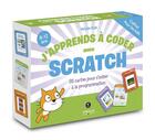 Couverture du livre « J'apprends à coder avec Scratch ; 85 cartes pour s'initier à la programmation ; coffret » de Natalie Rusk aux éditions Eyrolles